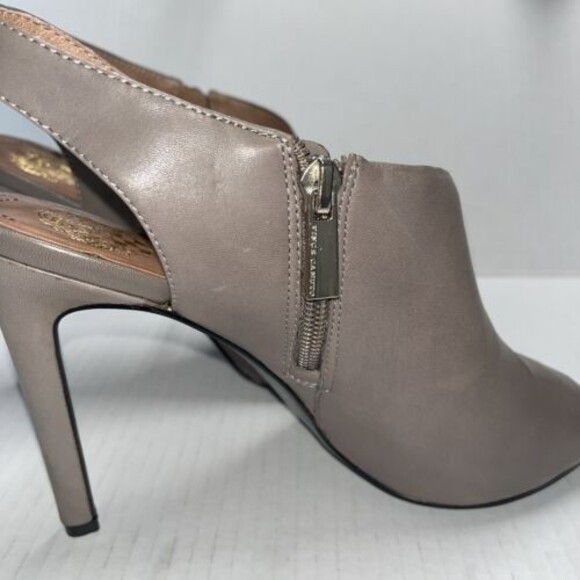 Vince Camuto Kaela Open Toe Side Zipper Slingback Heels Women Size 9 - Picture 5 of 8